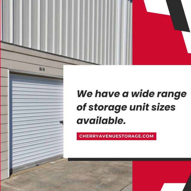 🏢 At Cherry Avenue Storage, we offer a variety of unit sizes, ranging from 5x5 to 10x20 storage unit sizes. Whether you're storing a few boxes or large furniture, our various storage options will ensure you have the perfect sized storage unit for your belongings!
➡️ Learn more about our self storage facility at our website (LINK IN BIO). 📦🖱️
#storageunit #storagespace #storagefacility #storageunit #selfstorage #storagesolutions #cherryavestorage #salem