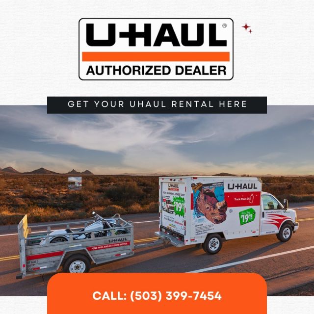 🚚 📦 Planning a move to or around the Salem, OR area? As an Authorized Dealer for Uhaul we can help with all of your moving truck rental needs. Give us a call at (503) 399-7454